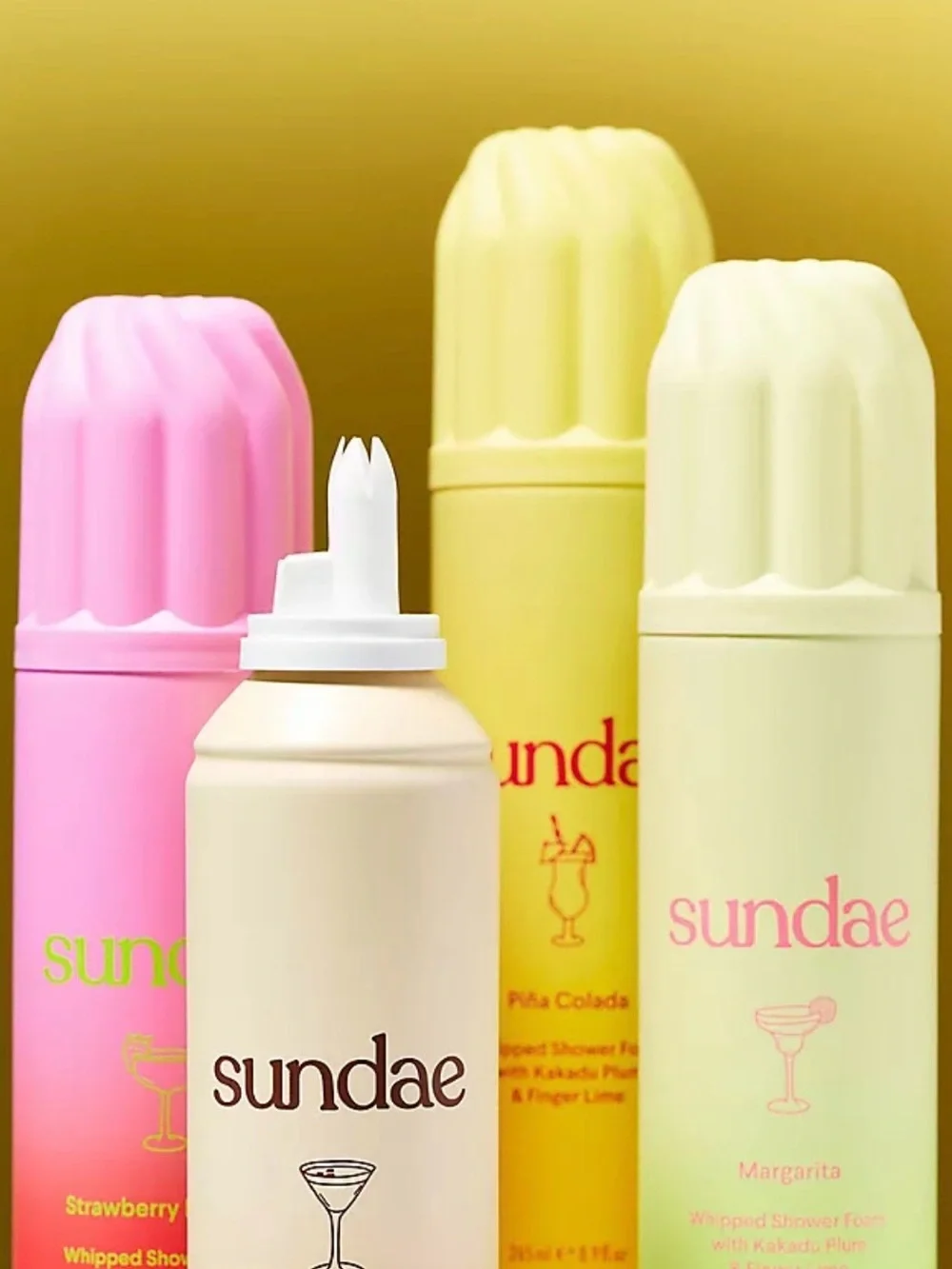 NEW! Anthropologie Sundae Strawberry Daiquiri Whipped Shower Foam